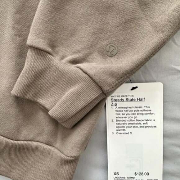 Lululemon Steady State Half Zip - Picture 3 of 3